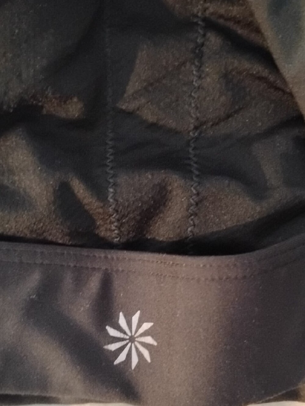 Athleta Black Seamless Sports Bralette - Picture 3 of 5